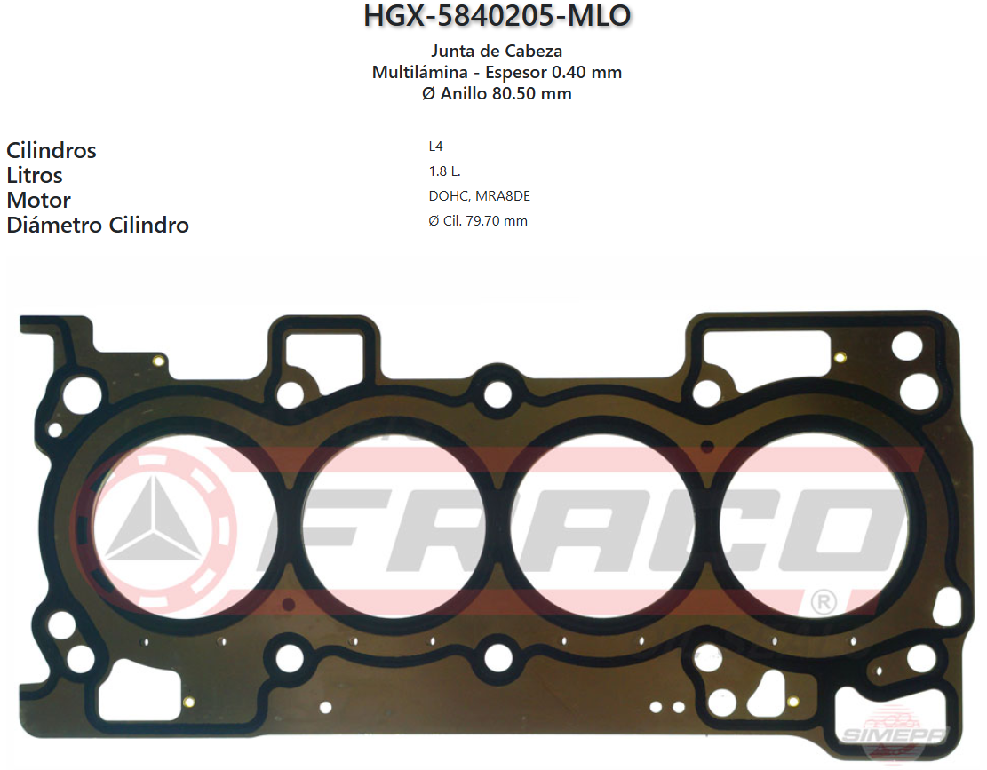 Imagen de HGX-5840205ML 