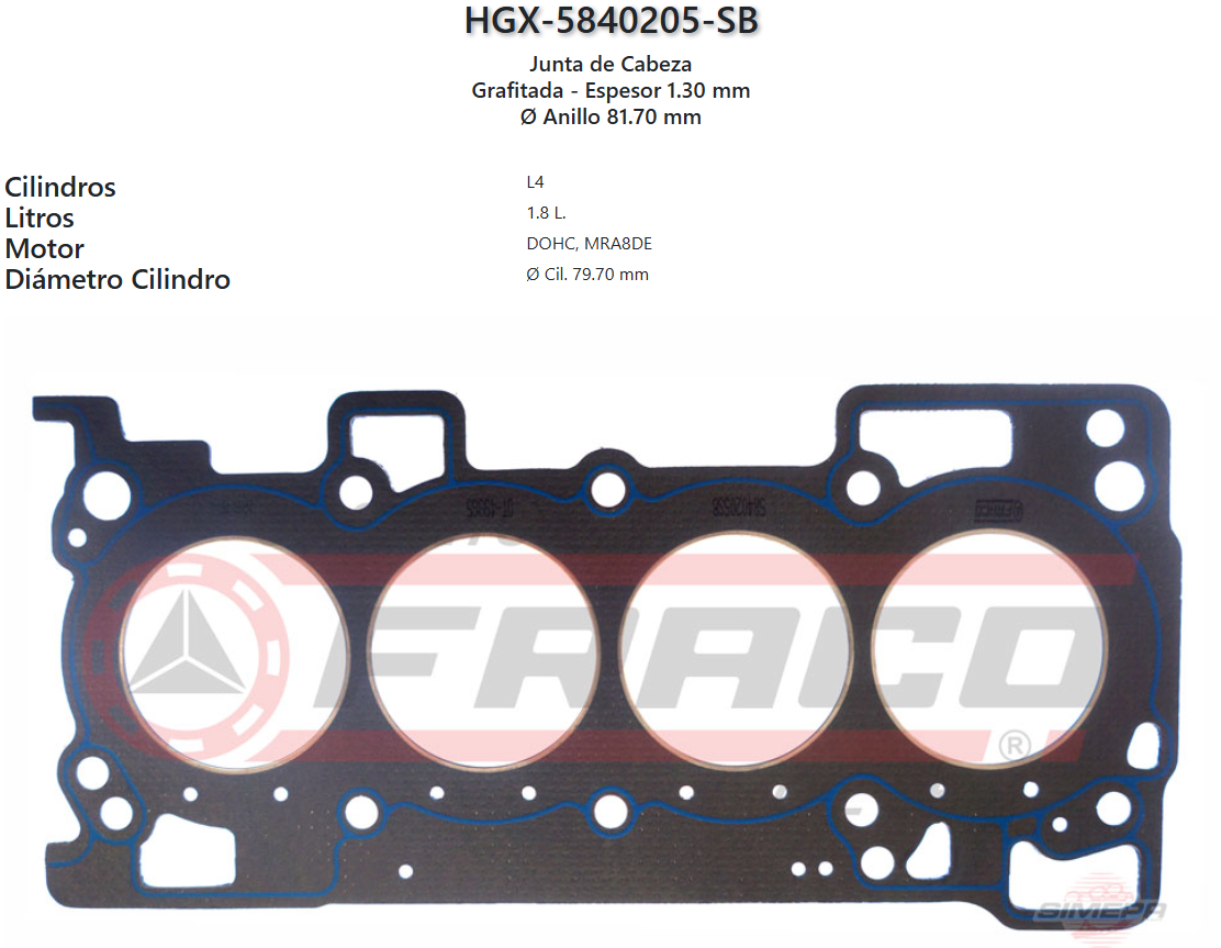 Imagen de HGX-5840205SB 