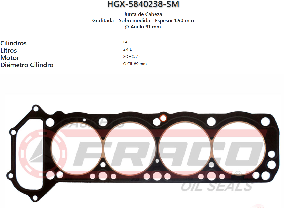 Imagen de HGX-5840238SM 