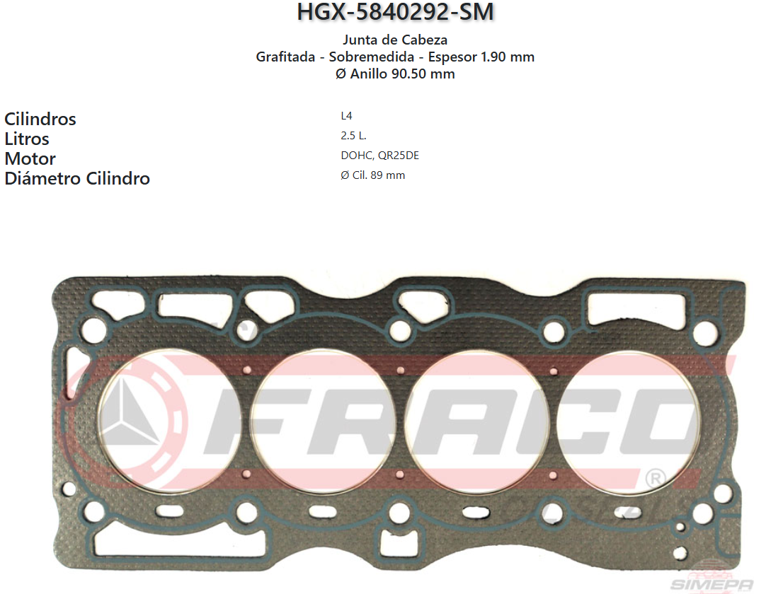 Imagen de HGX-5840292SM 
