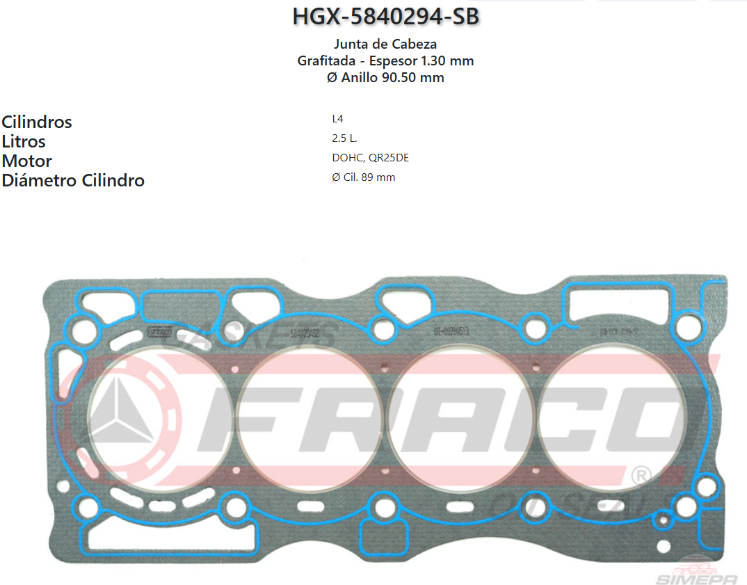Imagen de HGX-5840294SB 