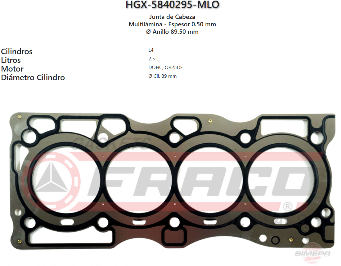 Imagen de HGX-5840295ML 