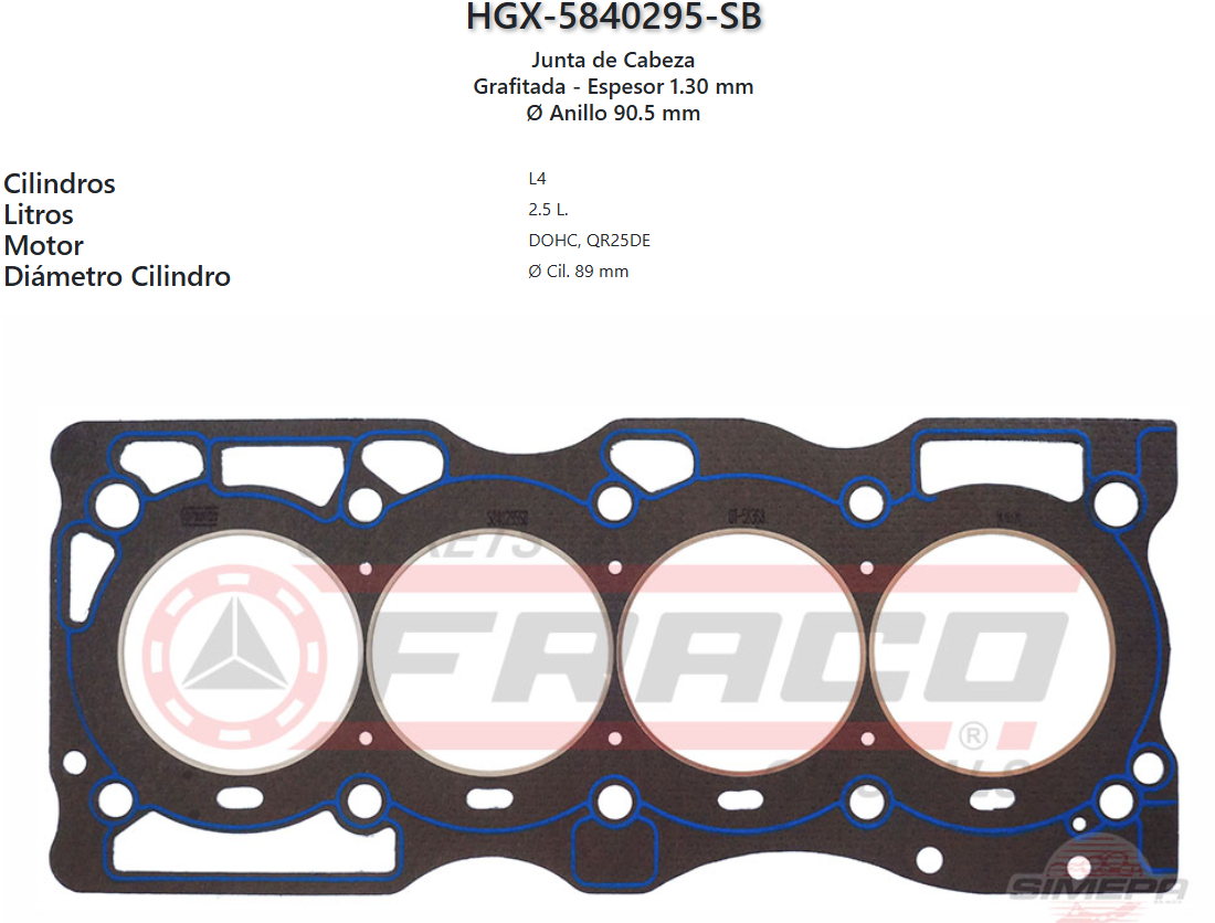 Imagen de HGX-5840295SB 