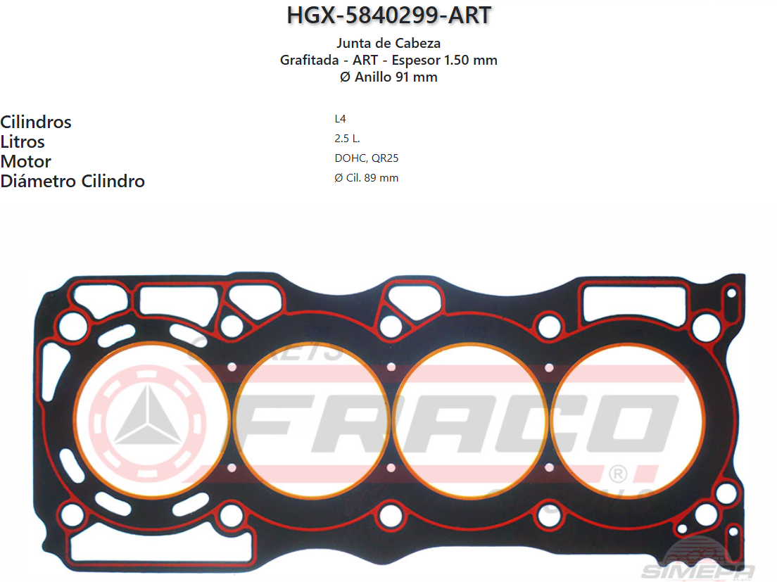 Imagen de HGX5840299ART 