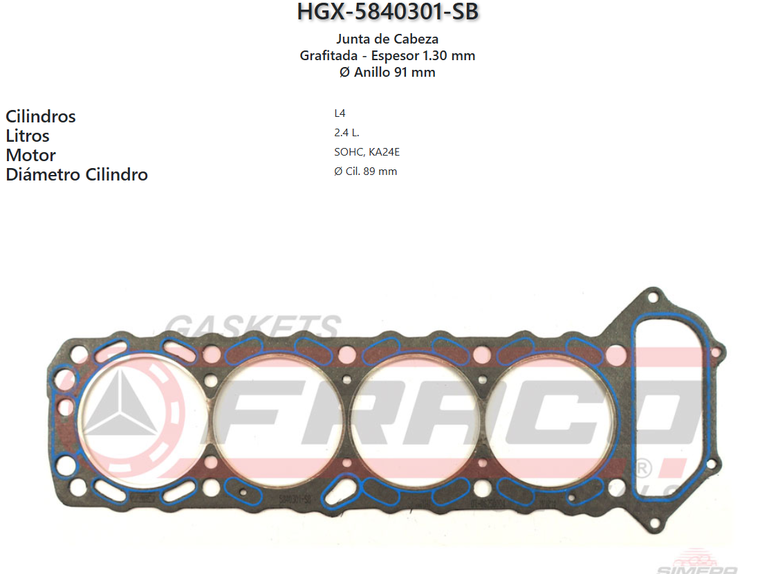 Imagen de HGX-5840301SB 