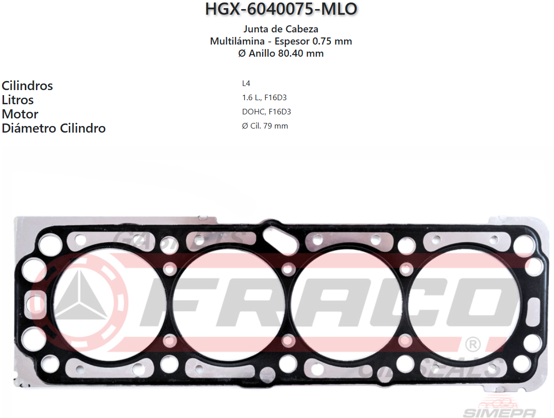 Imagen de HGX-6040075ML 