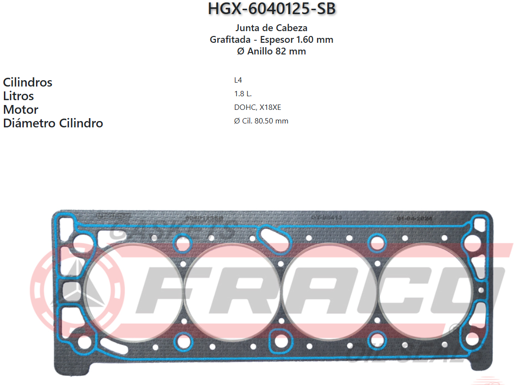 Imagen de HGX-6040125SB 