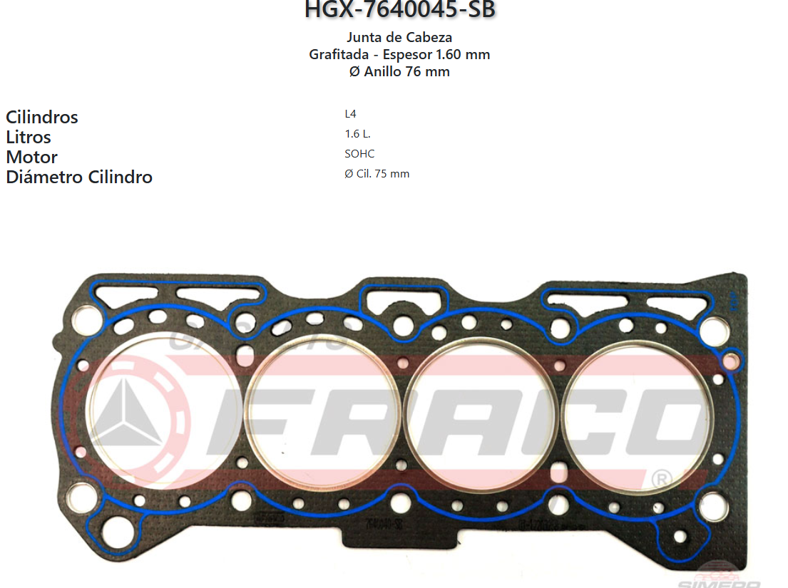 Imagen de HGX-7640045SB 