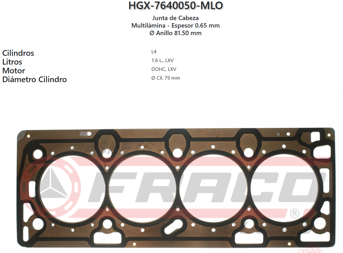 Imagen de HGX-7640050ML 
