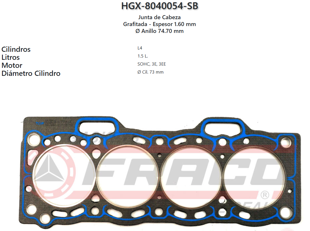 Imagen de HGX-8040054SB 