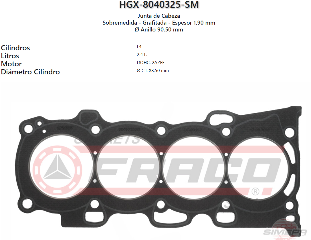 Imagen de HGX-8040325SM 