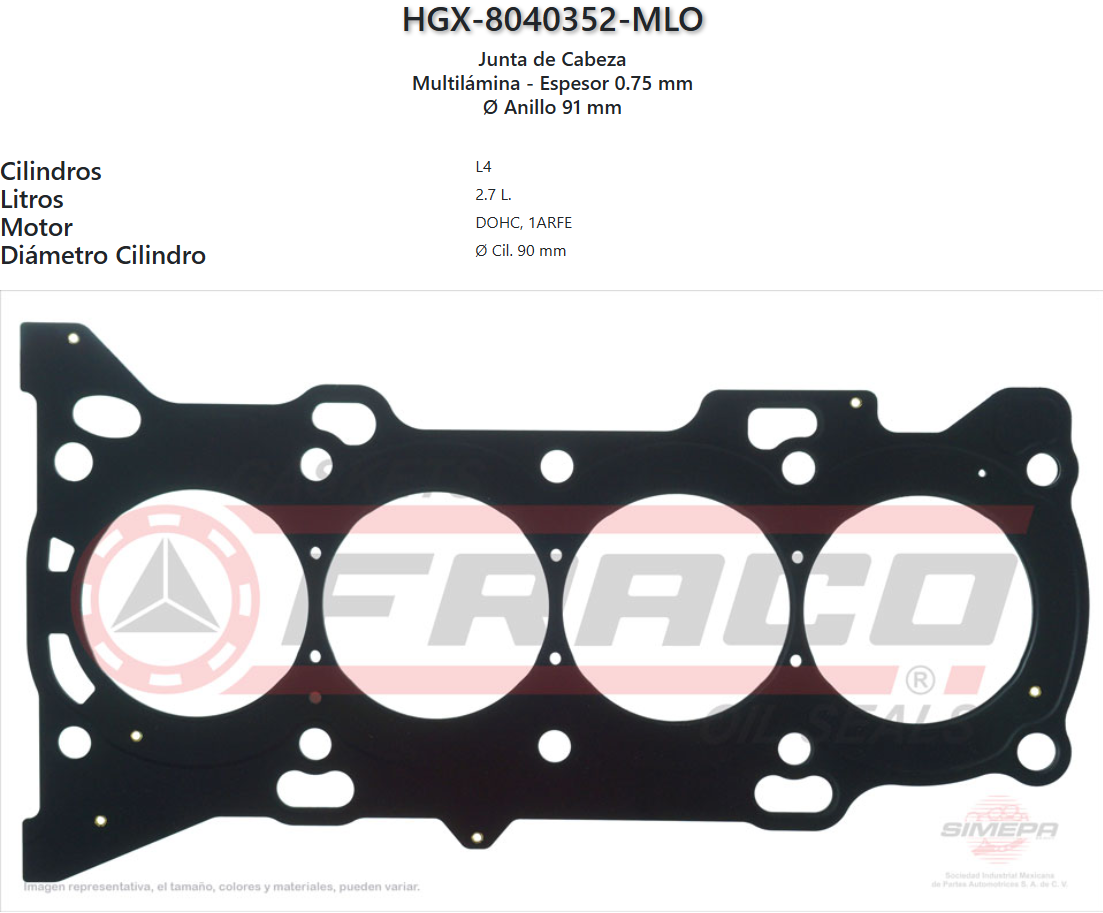 Imagen de HGX-8040352ML 