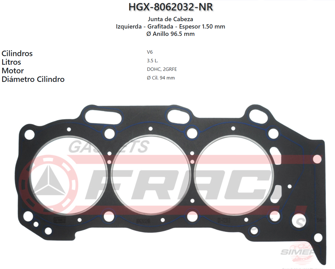 Imagen de HGX-8062032NR 