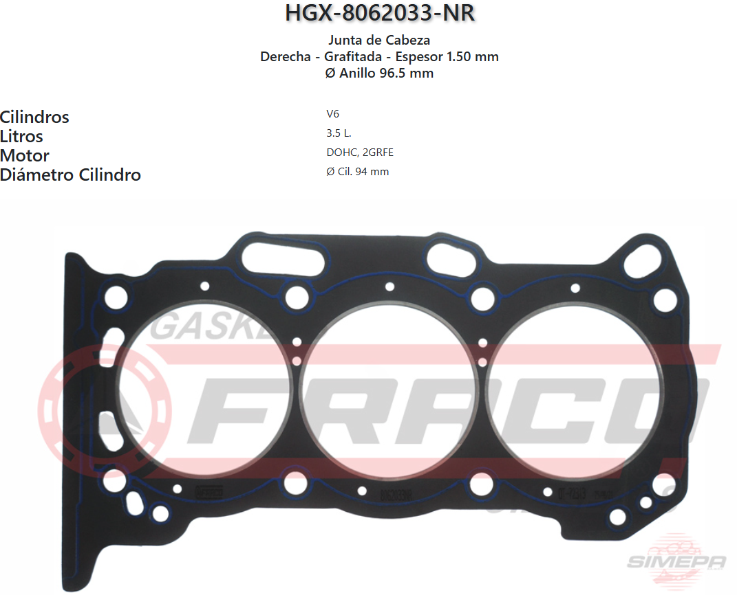 Imagen de HGX-8062033NR 