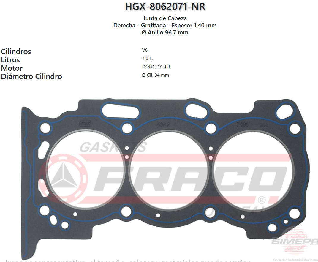 Imagen de HGX-8062071NR 