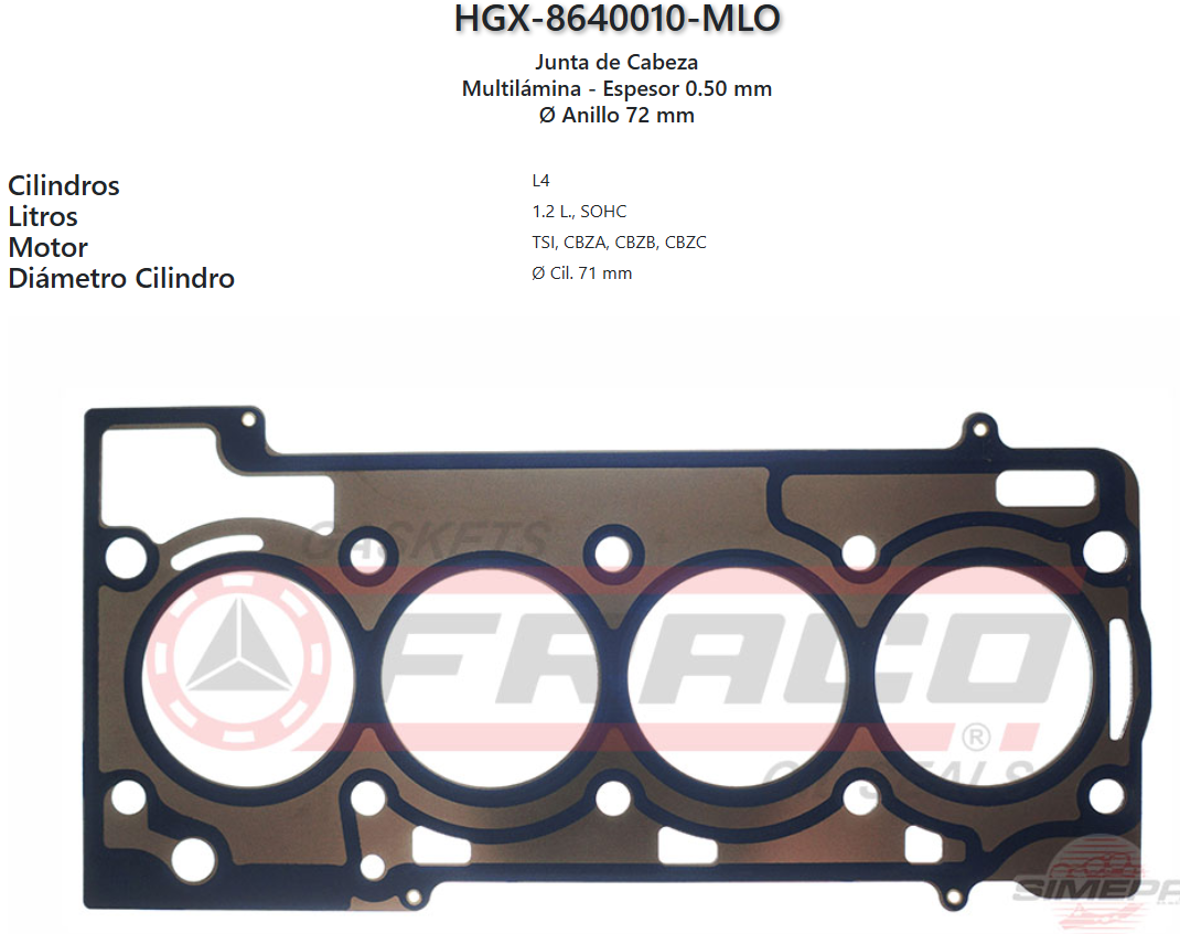 Imagen de HGX-8640010ML 