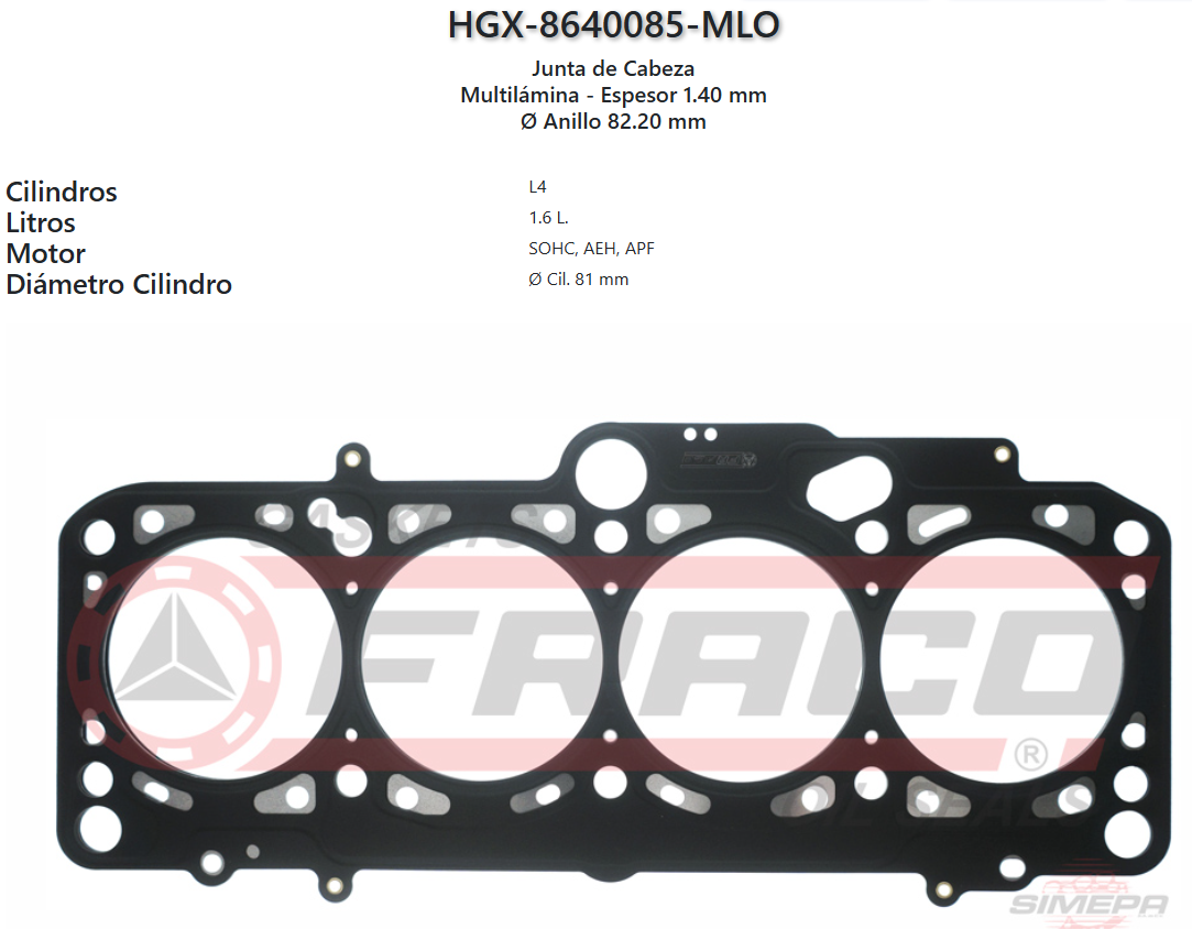 Imagen de HGX-8640085ML 