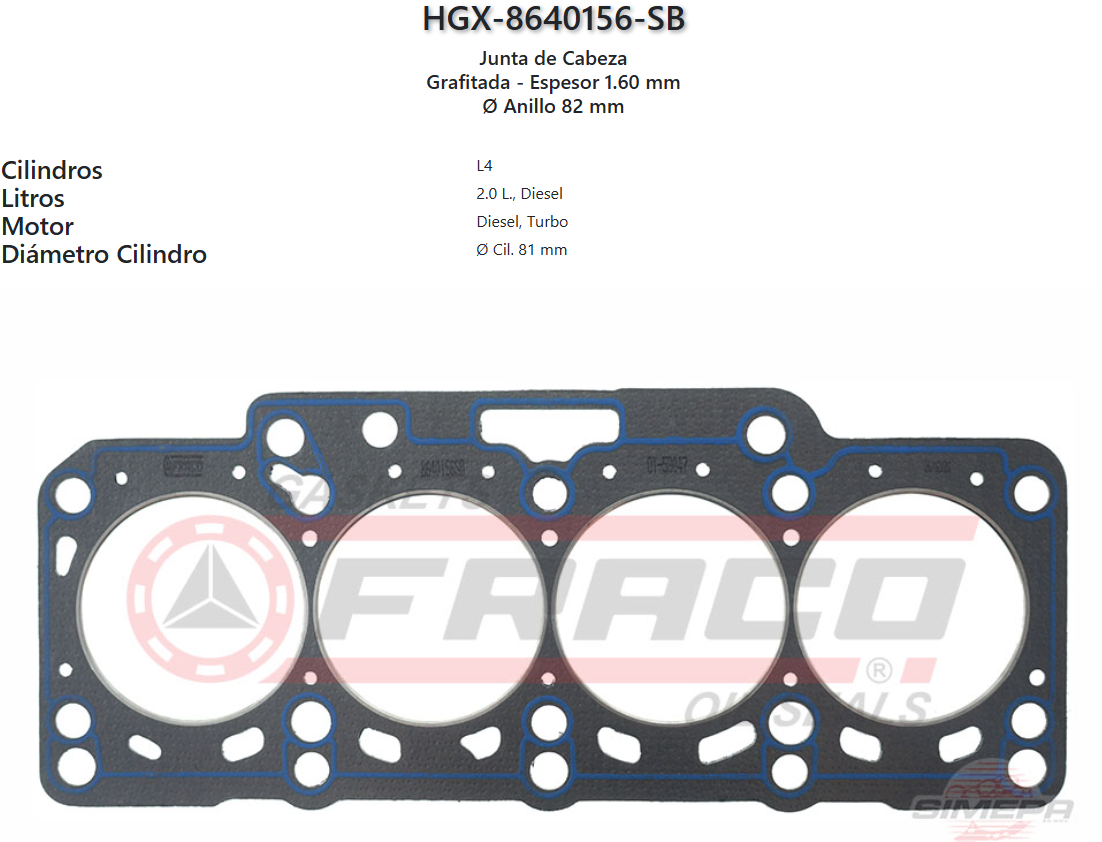Imagen de HGX-8640156SB 