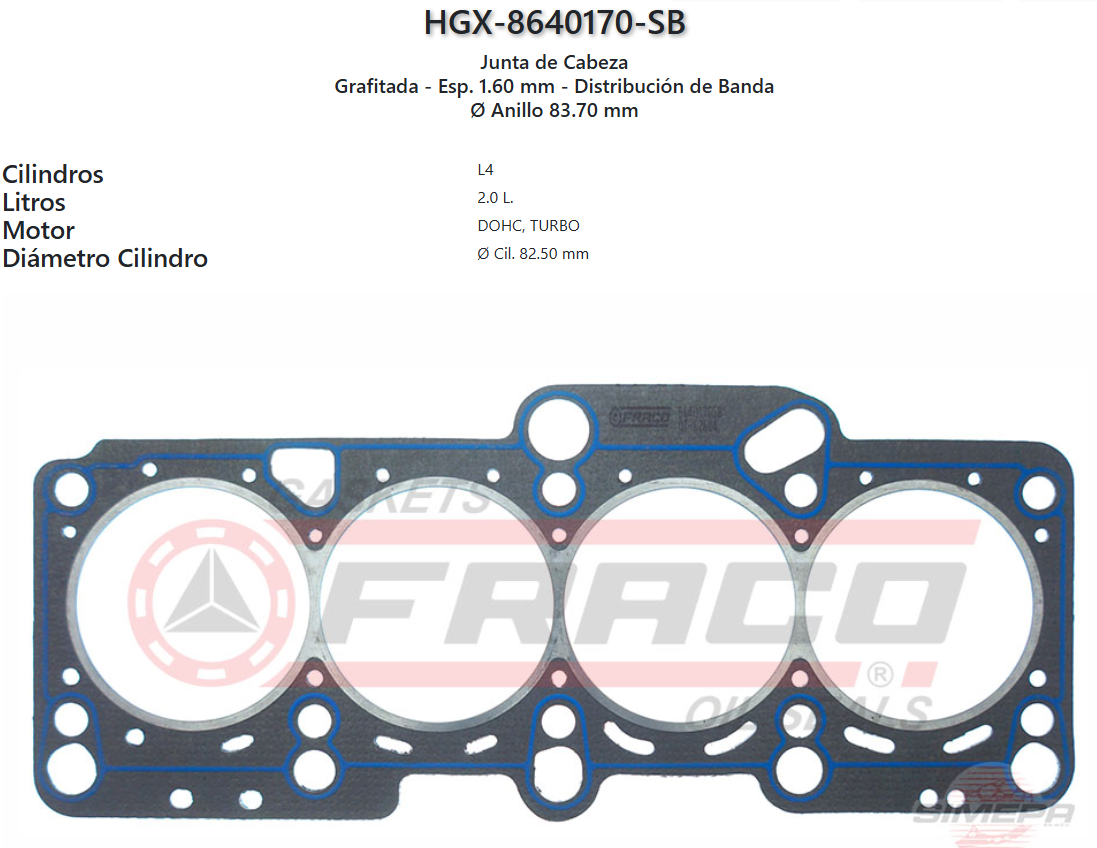 Imagen de HGX-8640170SB 