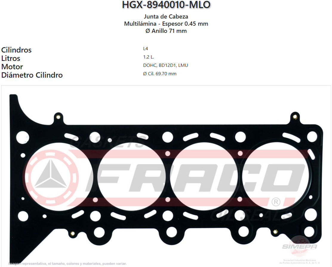 Imagen de HGX-8940010ML 