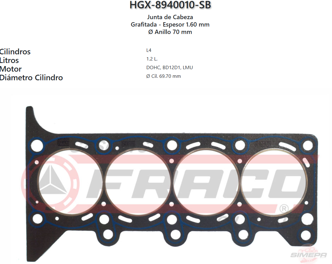 Imagen de HGX-8940010SB 