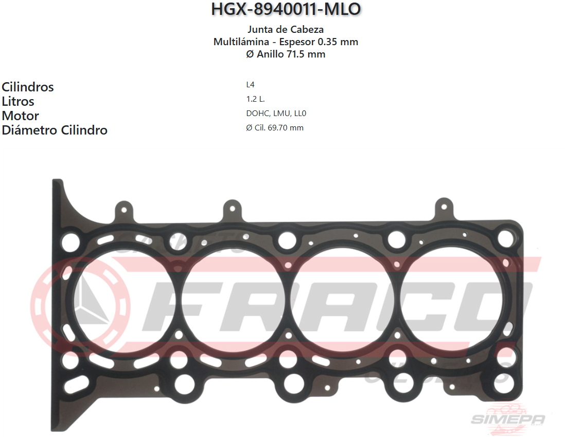 Imagen de HGX-8940011ML 