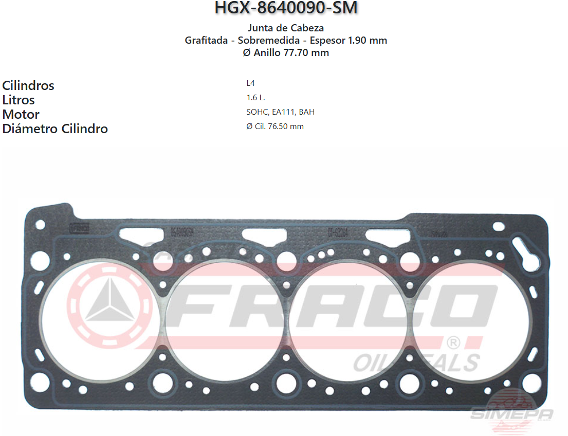 Imagen de HGX-8640090SM 
