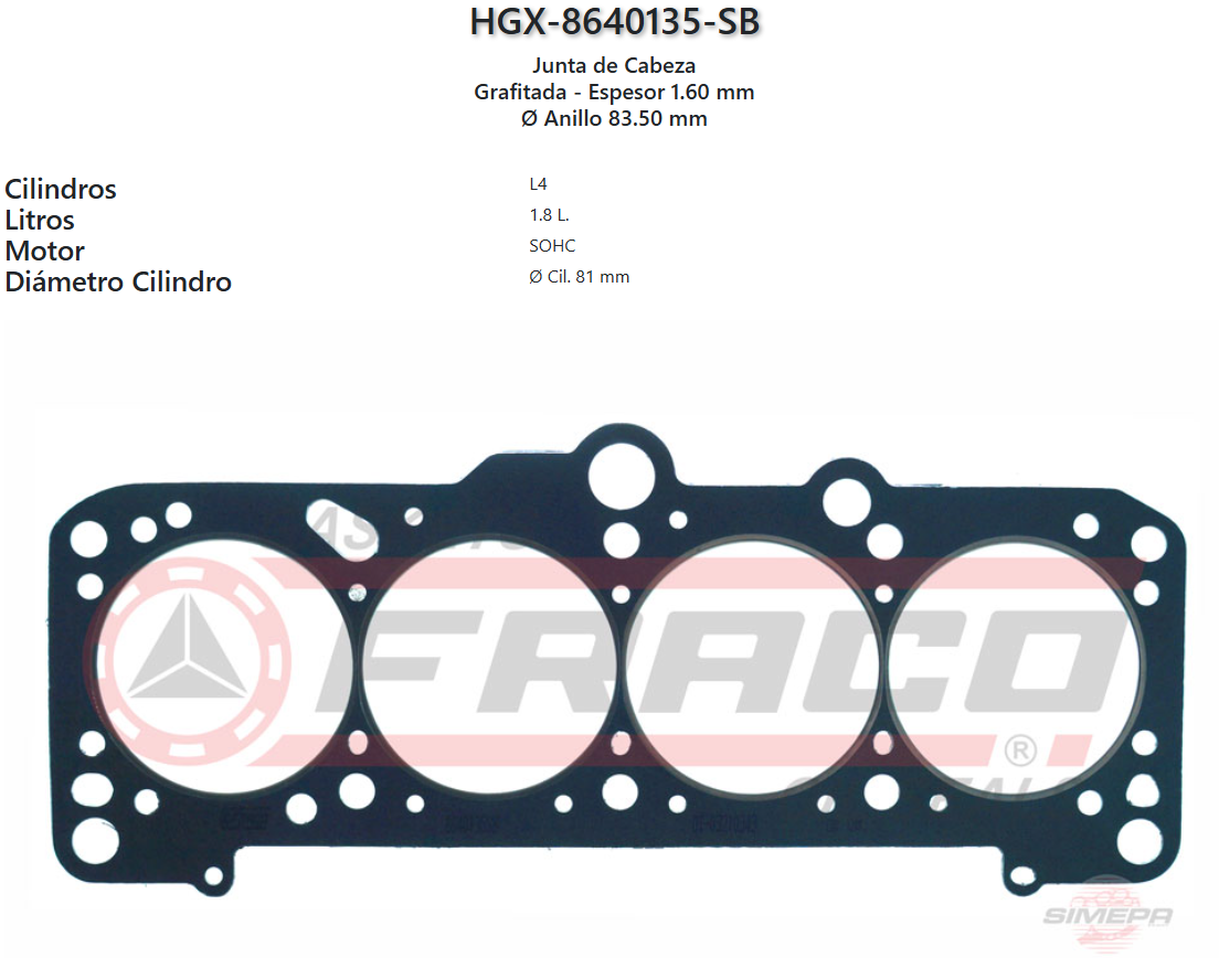 Imagen de HGX-8640135SB 