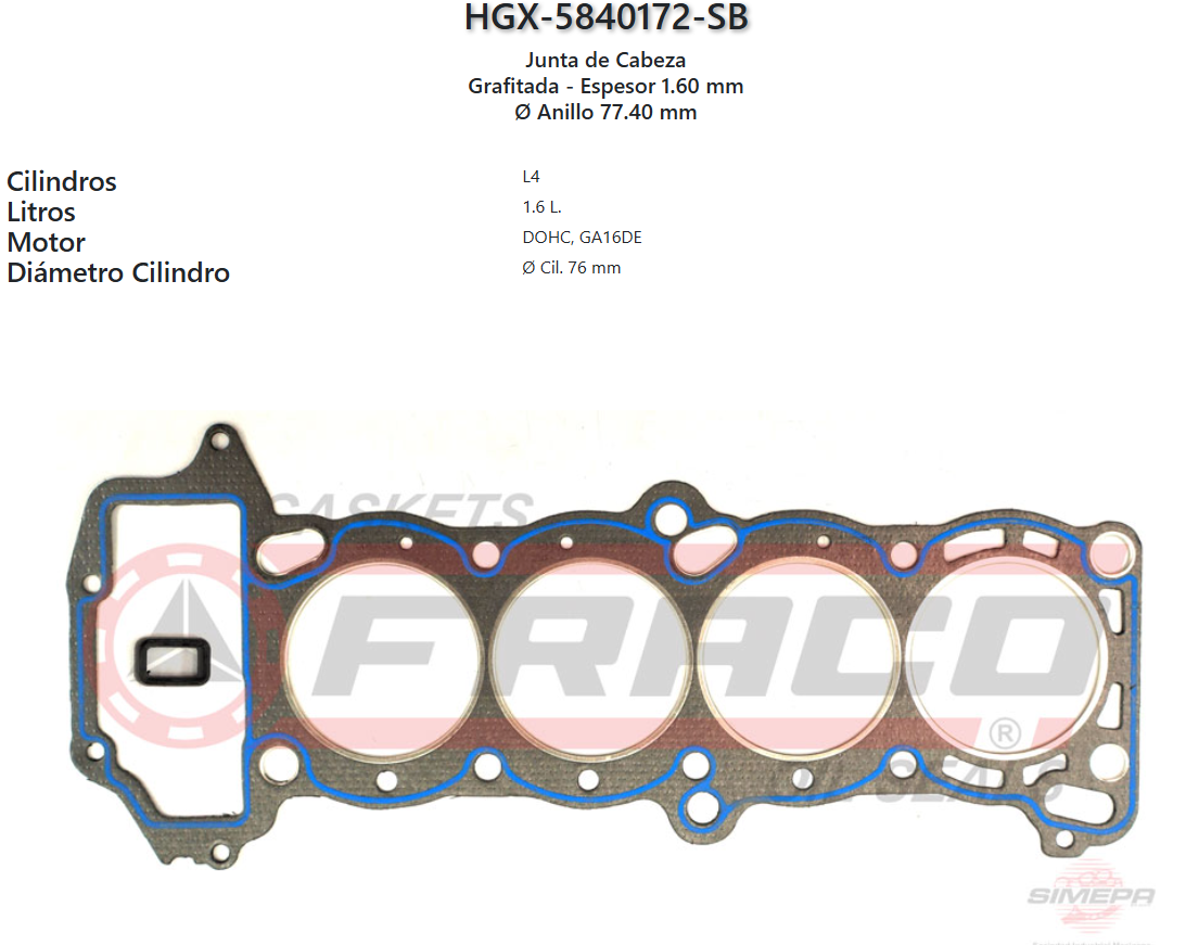 Imagen de HGX-5840172SB 