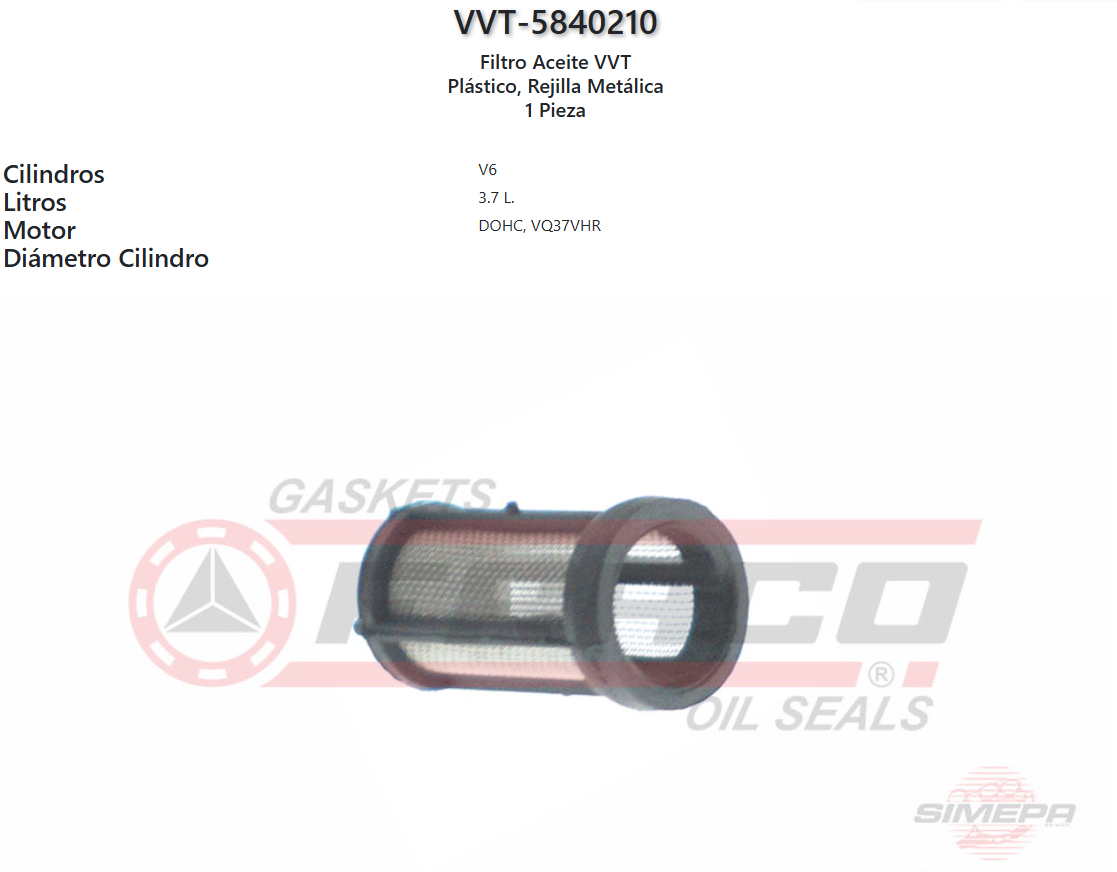 Imagen de VVT-5840210 