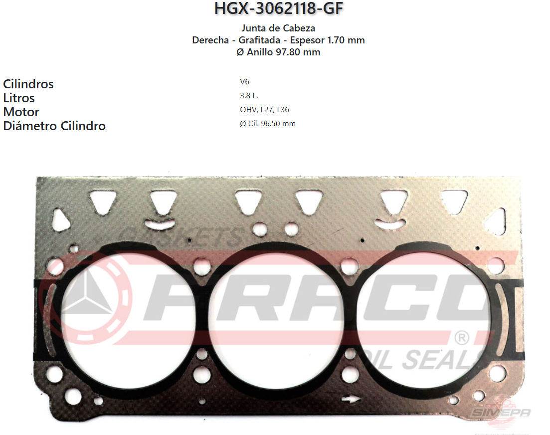 Imagen de HGX-3062118GF 