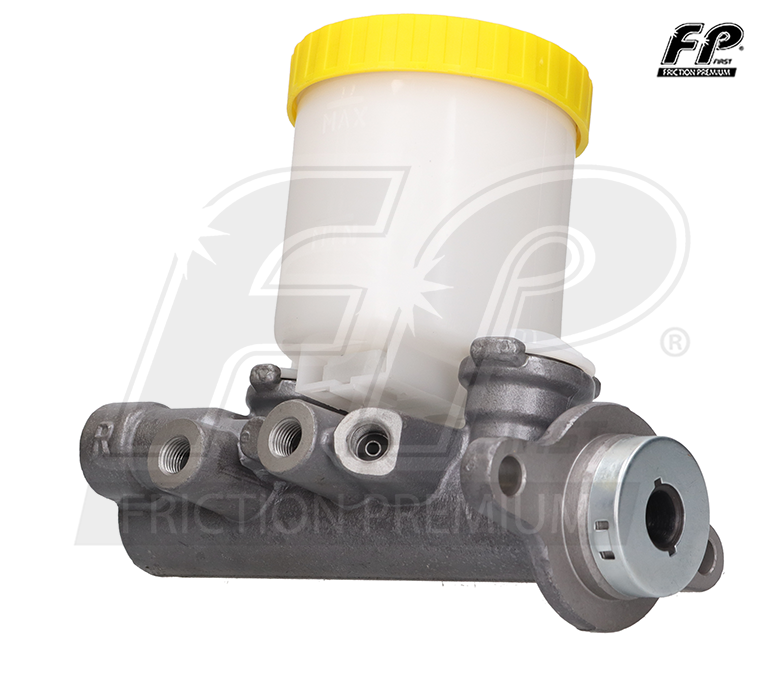 Imagen de 46010-09G00FP CILINDRO MAESTRO DE FRENOS NISSAN PICK UP D21 2.4L L4 85-93 15/16" 23.8MM DEP. CILINDRICO 3 SALIDAS SALPICADERA