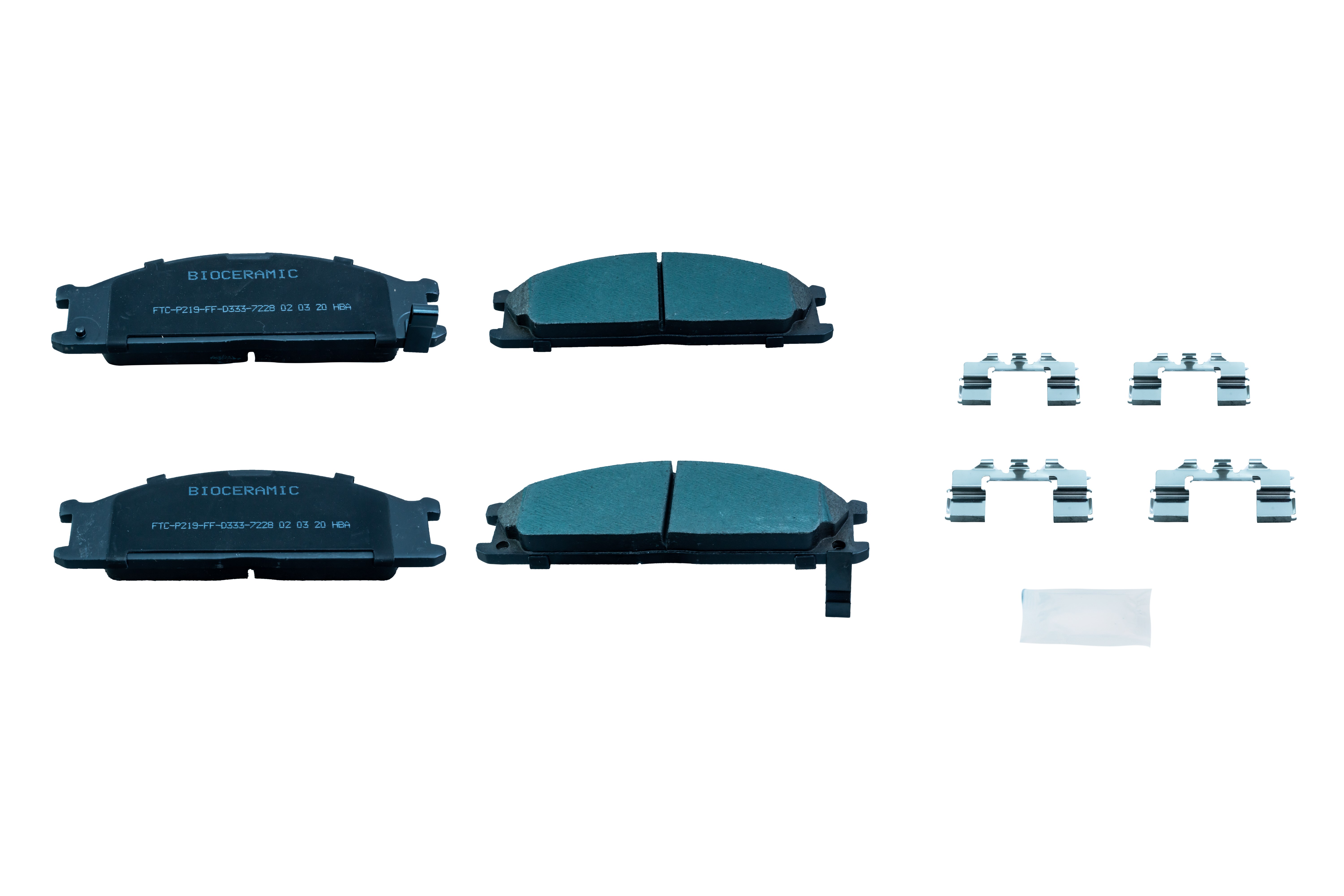 Imagen de BIO-7228-D333 BALATA FRENO DE DISCO DELANTERA NISSAN D21 86-94, NP300 93-14, FRONTIER 98-04