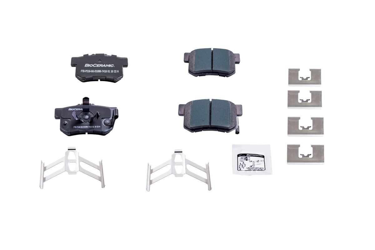 Imagen de BIO7418-D1086 BALATA FRENO DE DISCO TRASERA HONDA CR-V 07-16