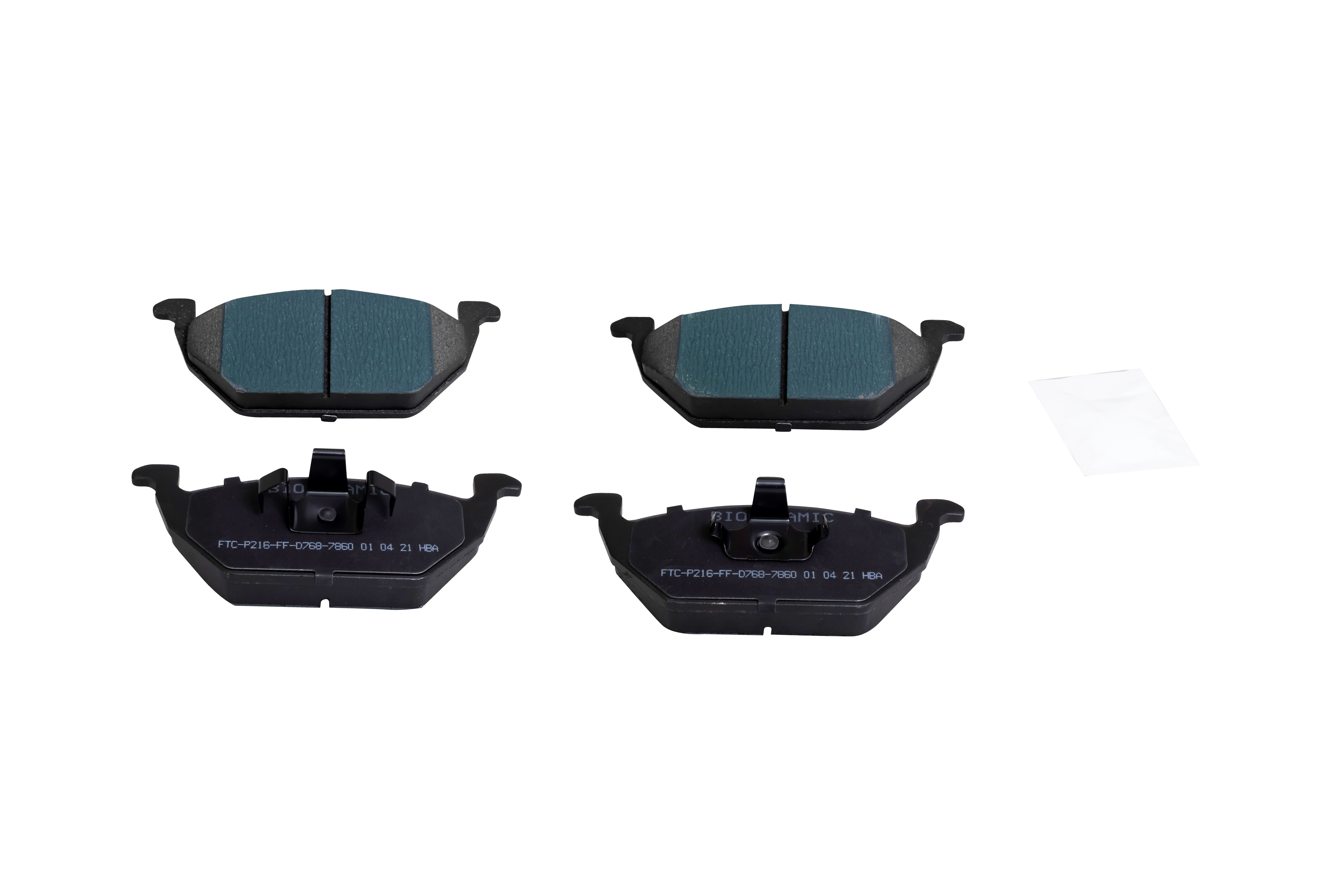 Imagen de BIO-7860-D768 BALATA FRENO DE DISCO DELANTERA VW BEETLE (98-05) - CROSSFOX (07-13) - GOLF A4 (00-05) - JETTA A4 (99-05) - LUPO (05-09) - POLO (03-19)