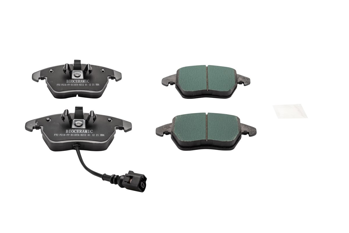 Imagen de BIO8212D1107A BALATA FRENO DE DISCO DELANTERA AUDI A3 (06-10) (12-13) - A3 QUATTRO (06-10) - TT (09) - TT QUATTRO (09-10) GOLF (07) (10-11) - GTI (06-10) - JETTA (05-11) (14) (16)