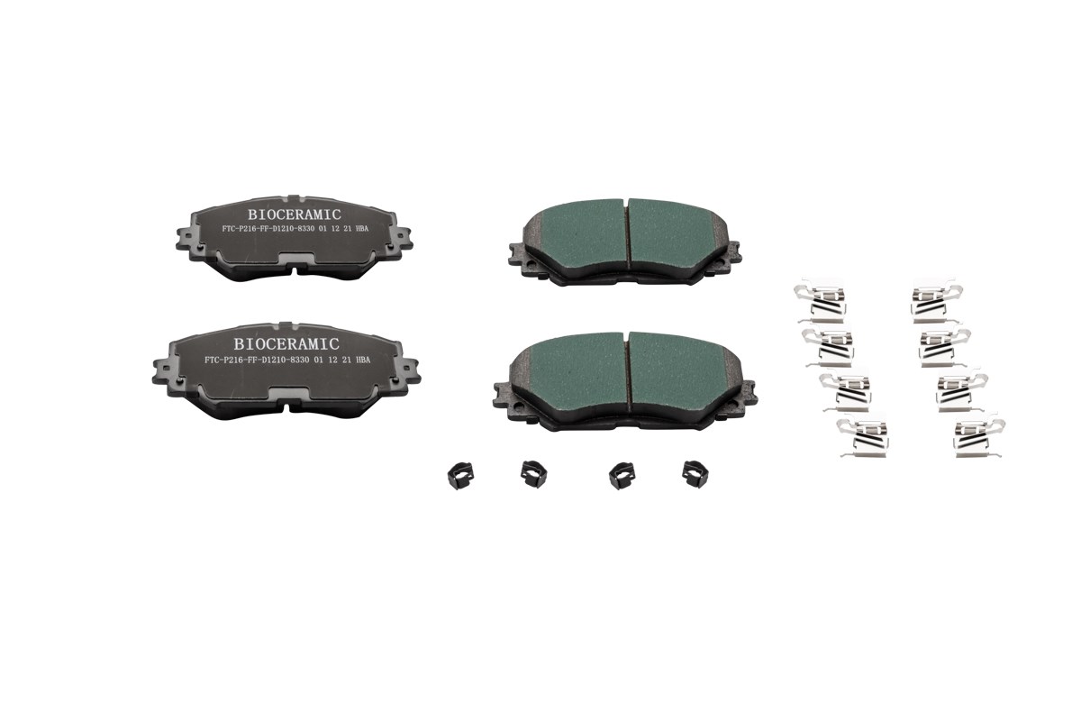 Imagen de BIO8330-D1210 BALATA FRENO DE DISCO DELANTERA TOYOTA COROLLA (09-19) - MATRIX (09-14) - PRIUS V (12-17) - RAV-4 (06-18)