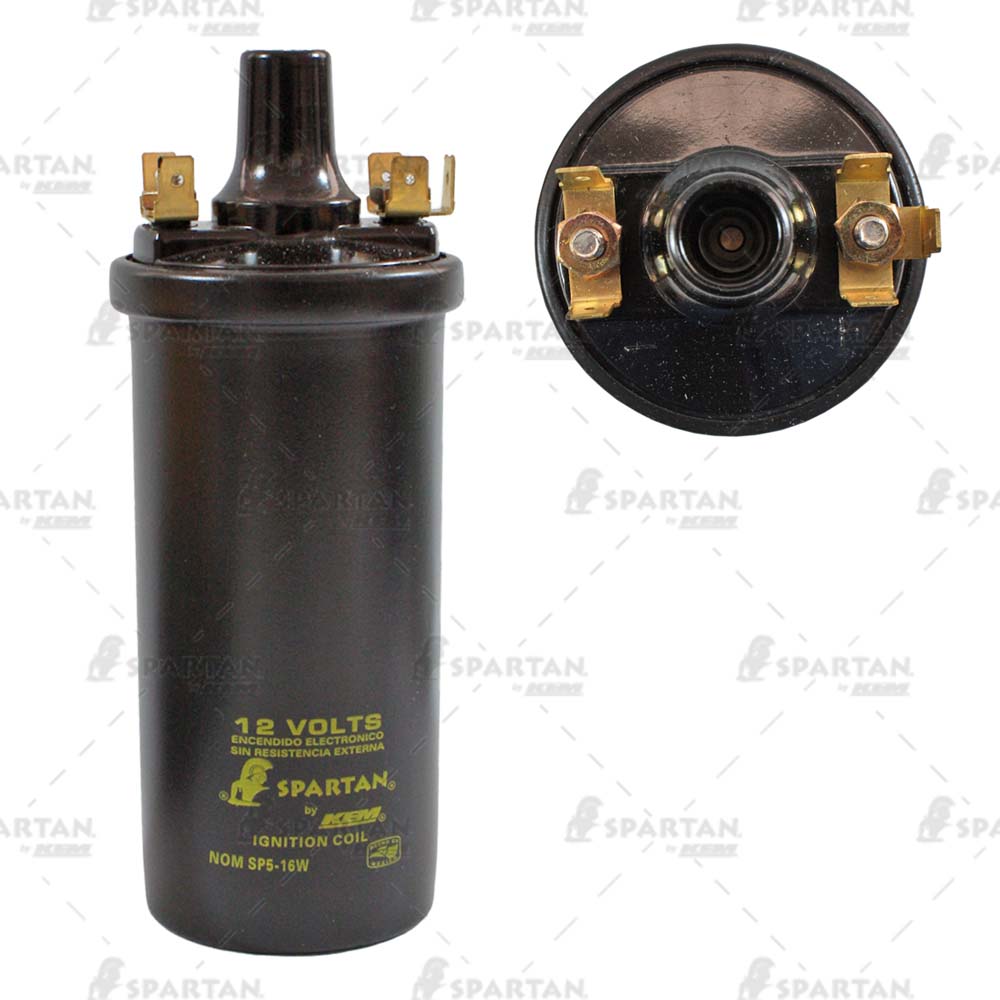 Imagen de SP5-16W BOBINA HUMEDA VW-SEDAN 1.6L L4 88-92 JETTA 1.8L L4 85-91 (CILINDRICA NO REQUIRE RESISTENCIA EXTERNA)