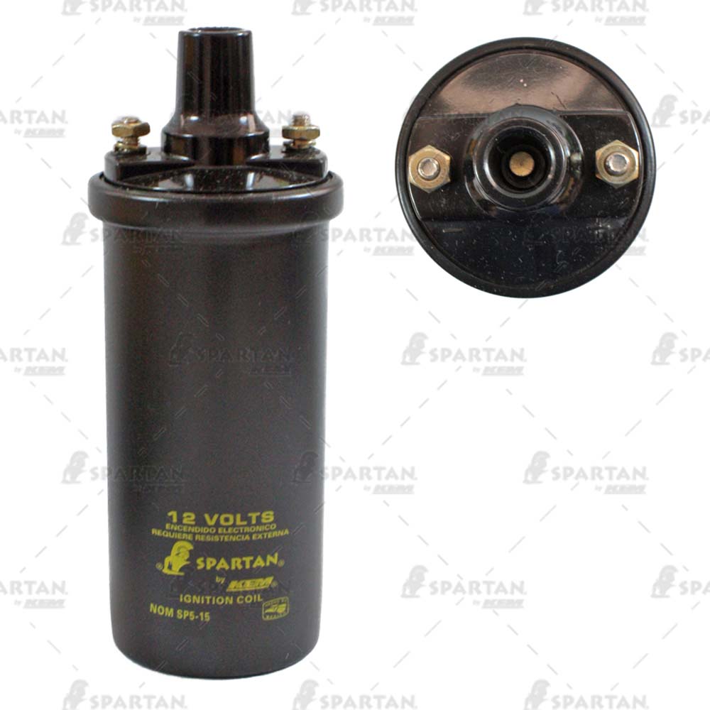 Imagen de SP5-15 BOBINA HUMEDA DODGE SHADOW 2.2L 2.5L L4 TURBO 89-90 (CILINDRICA TIPO MACHO CON DOBLE RESISTENCIA)