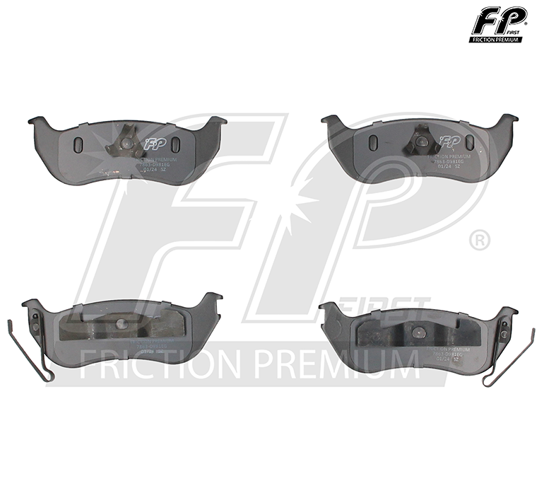 Imagen de 7863-D981EG BALATA FRENO DE DISCO TRASERA JEEP LIBERTY (03-07) - WRANGLER (05-06)