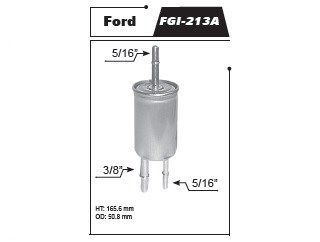 Imagen de FGI-213 FILTRO GASOLINA FORD SABLE TAURUS 3.0L V6 00-01