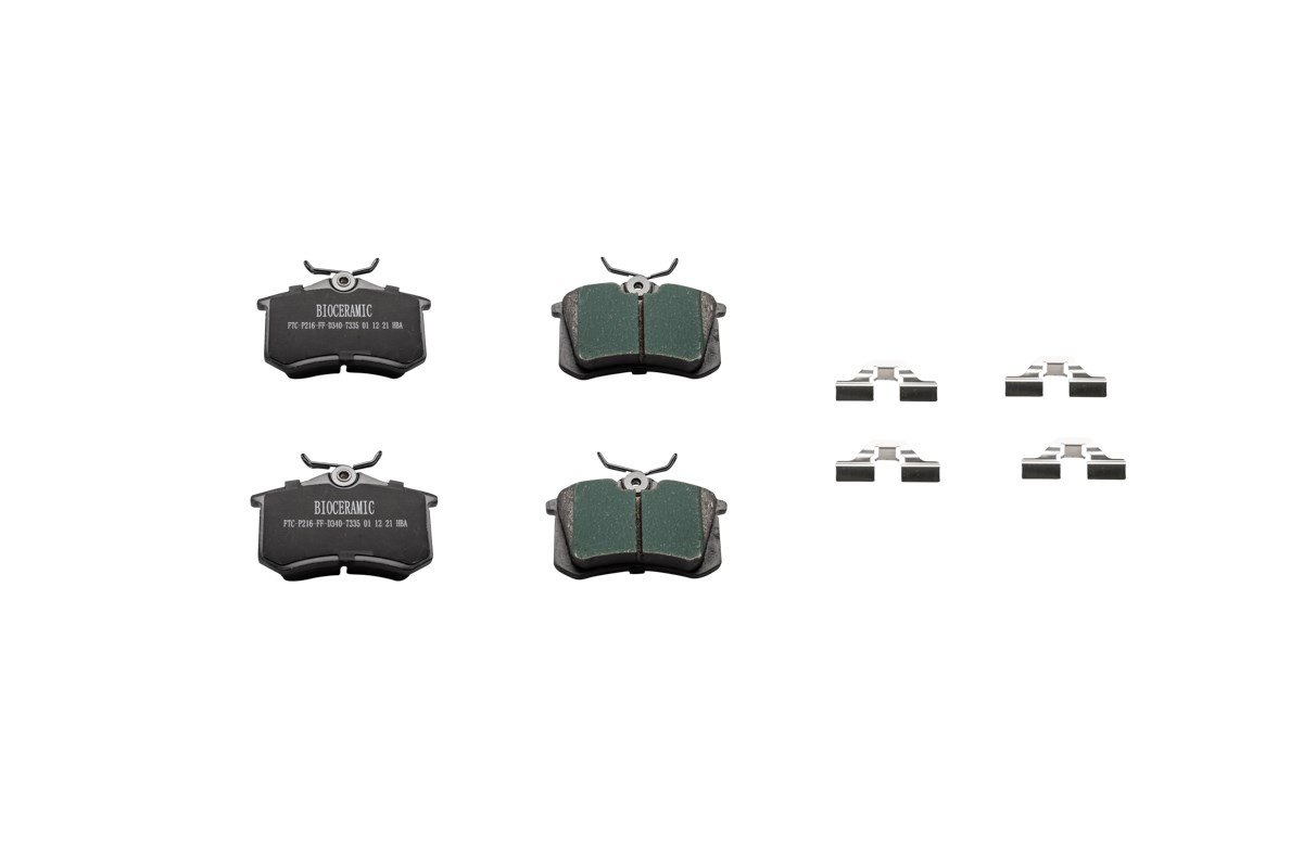 Imagen de BIO-7335-D340 BALATA FRENO DE DISCO TRASERA VW JETTA (94-05) (12-16) BEETLE 98-16