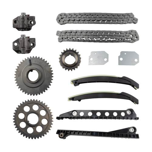 Imagen de 69-76079A KIT DISTRIBUCION FORD EXPEDITION F-150 5.4L V8 SOHC 16V 97-01 F-250 SUPERDUTY 5.4L V8 SOHC 16V 6.8 V10 SOHC 20V 98-01 (ENGRANE CIGUEÑAL DOBLE)
