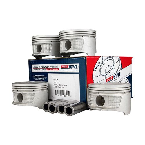 Imagen de 83-714-00 PISTONES PARA MOTOR STD GEO PRIZM TOYOTA COROLLA 1.6L L4 4A-GE 4A-F 4A-FE VIN A 5 6 DOHC 16V 93-97 DIAM. 81.00MM PERNO 20.00MM RANURA 1.2 X 1.5 X 3.0 (2C4733), imagen 2