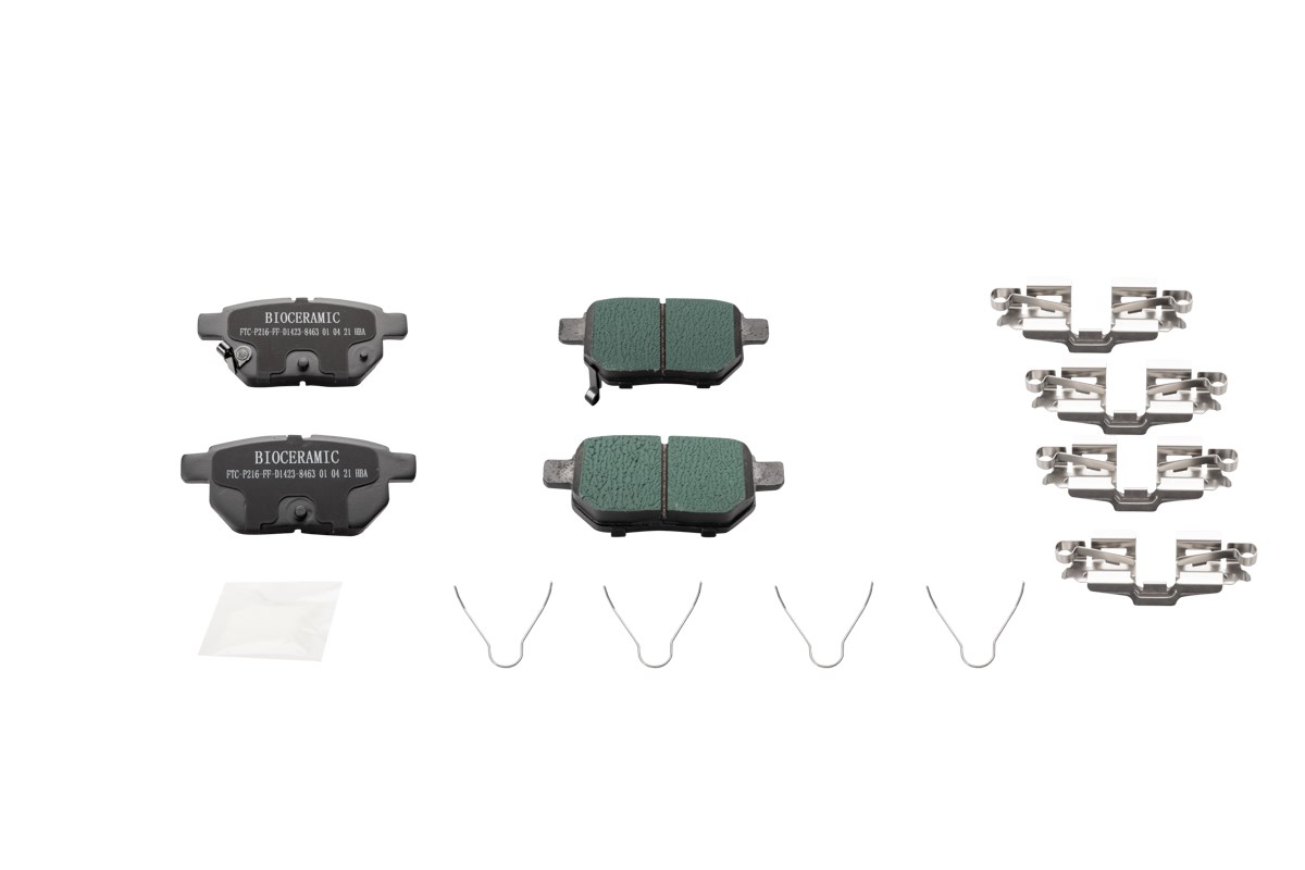 Imagen de BIO8463-D1423 BALATA FRENO DE DISCO TRASERA TOYOTA COROLLA (09-19) - PRIUS (10-17) - PRIUS PLUG-IN (12-15) - PONTIAC VIBE (09-10) - MATRIX (09-14) - YARIS (12-17)