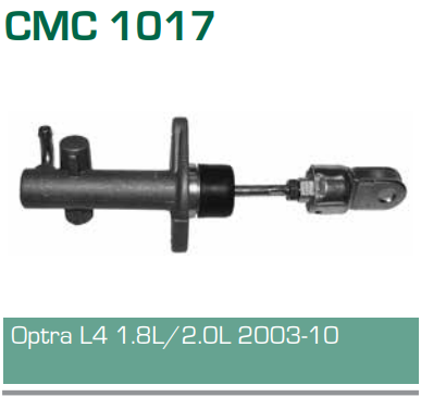 Imagen de CMC-1017 CILINDRO MAESTRO DE CLUTCH SUPERIOR CHEVROLET OPTRA 2.0L L4 03-10