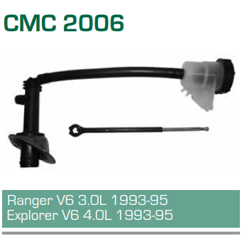 Imagen de CMC-2006 CILINDRO MAESTRO DE CLUTCH SUPERIOR FORD RANGER 3.0L 4.0L V6 93-95 EXPLORER 4.0L V6 93-95