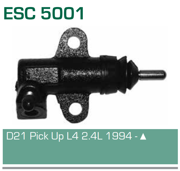 Imagen de ESC-5001 CILINDRO ESCLAVO DE CLUTCH INFERIOR NISSAN PICK UP D21 2.4L L4 86-97