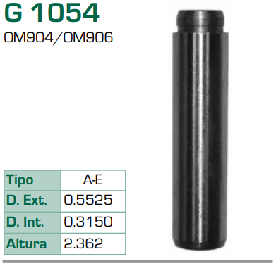 Imagen de G-1054 GUIA PARA VALVULA ADM/ESC MERCEDES BENZ OM904 OM906