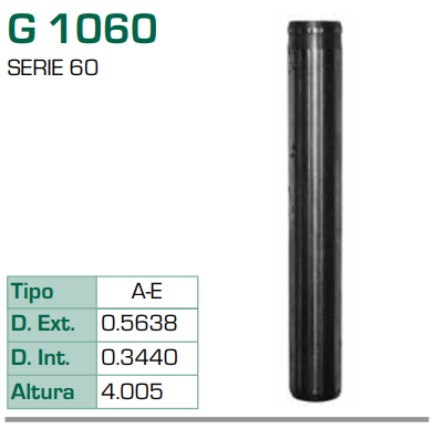 Imagen de G-1060 GUIA PARA VALVULA ADM/ESC DETROIT SERIE 60